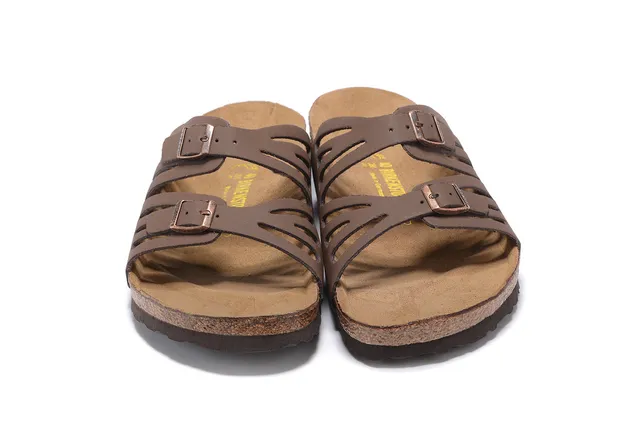 Birkenstock Arizona sandales casual marron à deux brides 5