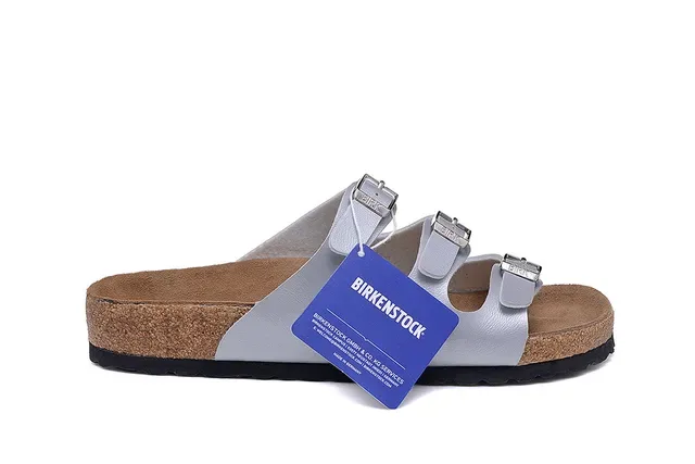 Birkenstock Arizona Metallic Silver Casual Sandals 2