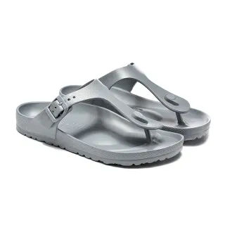 Birkenstock Arizona Sandales casuales métalliques argentées grises