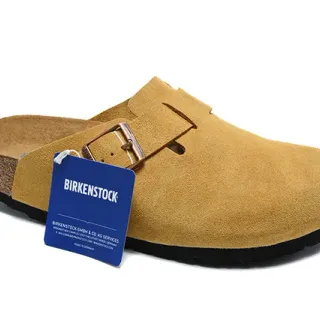 Birkenstock Arizona Mustard স্যুয়েড ক্লগ
