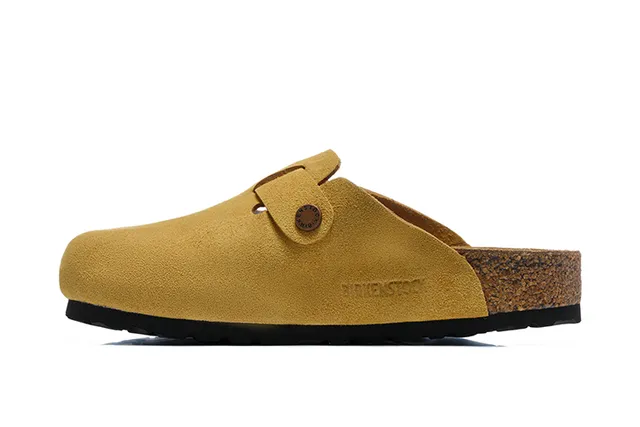 Birkenstock Arizona Mustard Sabot en daim 5