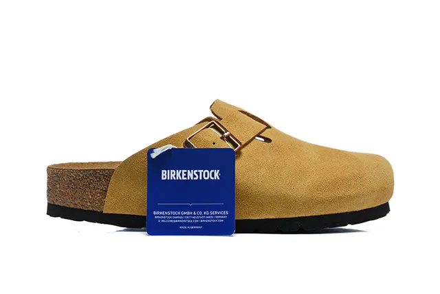 Birkenstock Arizona Mustard Sabot en daim 6