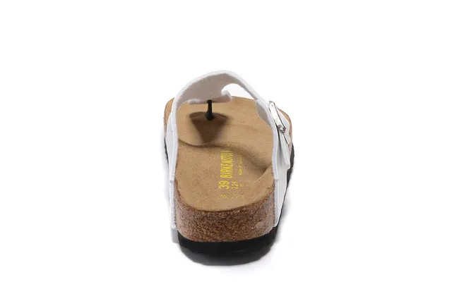 Birkenstock Arizona Sandales casuales blanches 3