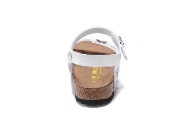 Birkenstock Arizona White sandales casuales 3