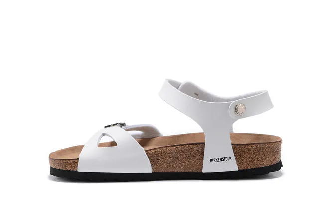Birkenstock Arizona White sandales casuales 4