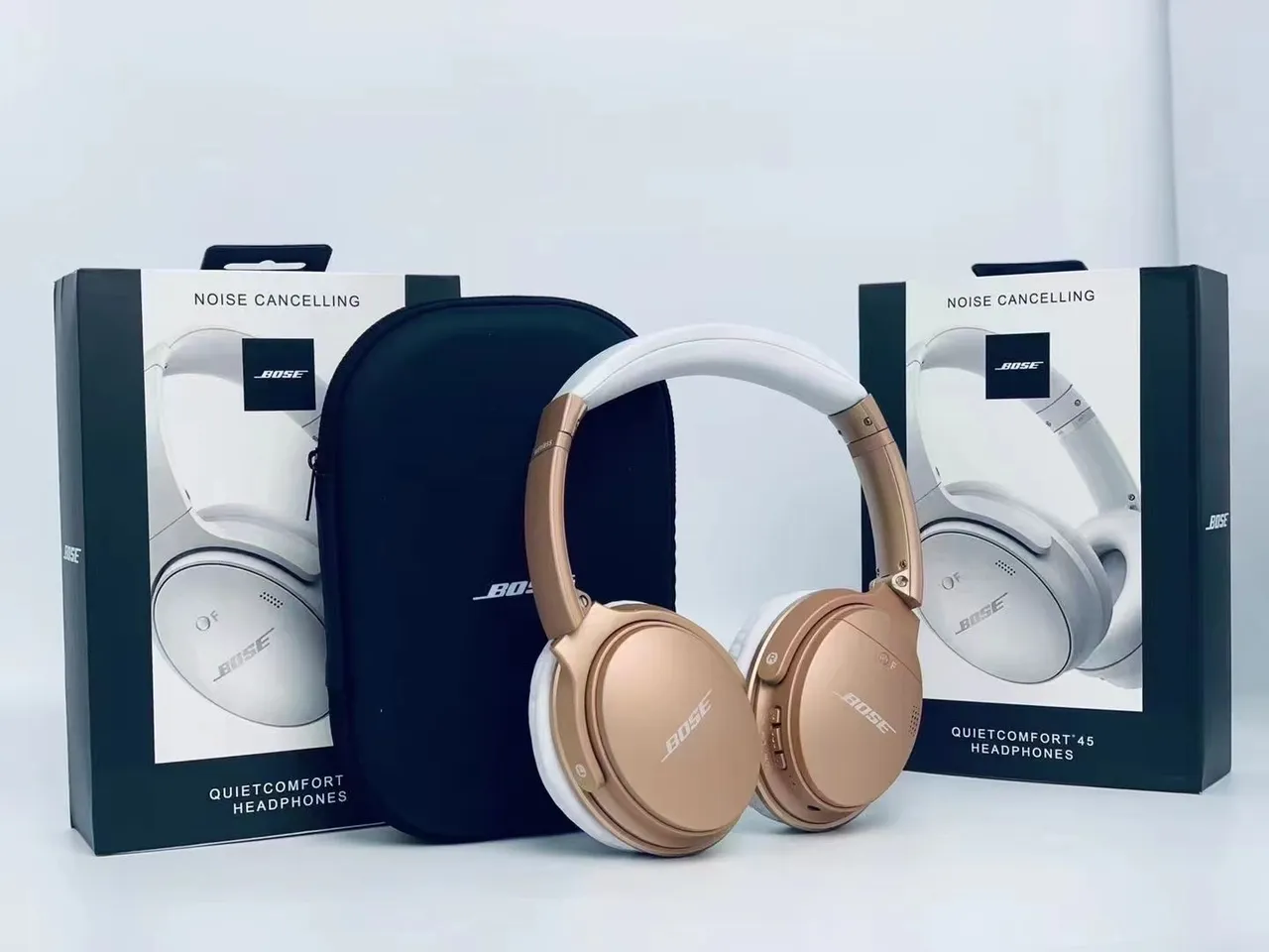 Bose QuietComfort 45 White Over-Ear Headphones 4