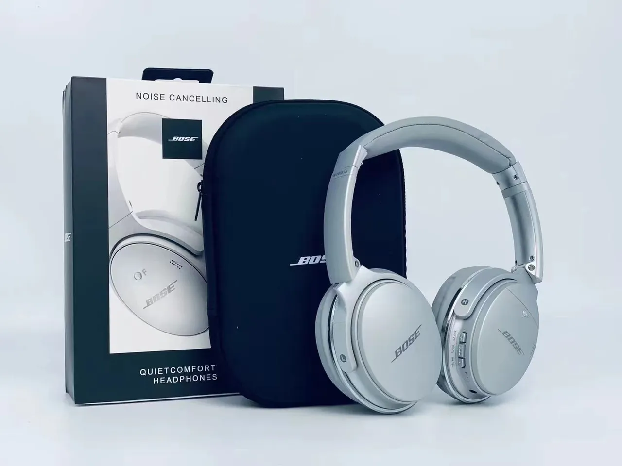 Bose QuietComfort 45 White Over-Ear Headphones 6