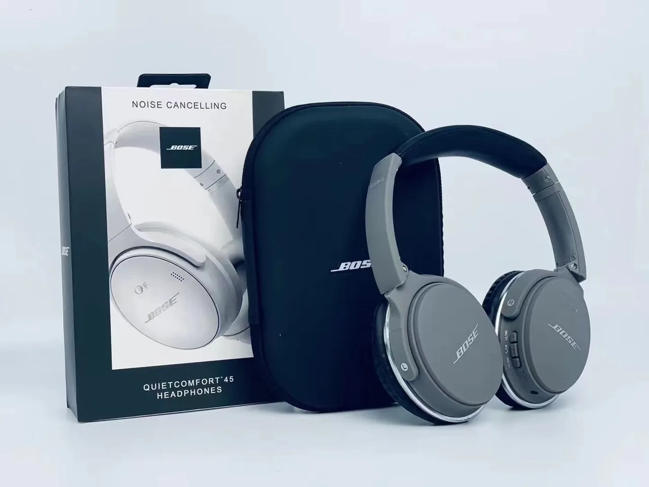 Bose QuietComfort 45 White Over-Ear Headphones 8