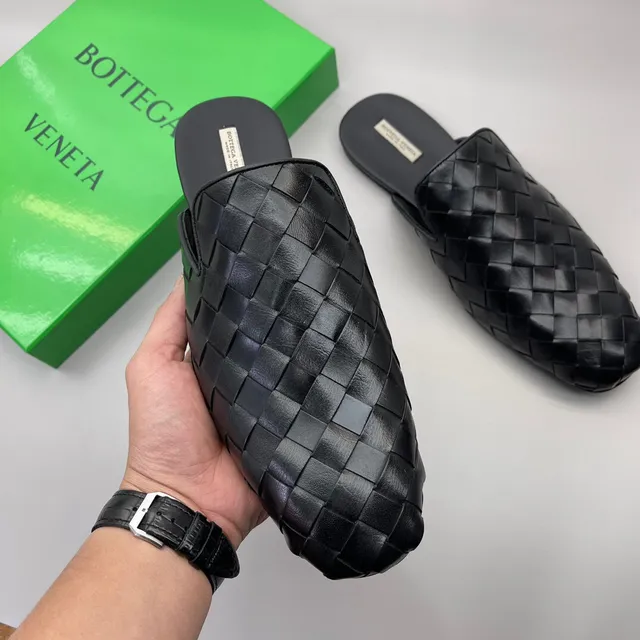 Bottega Veneta Andiamo Noir Intrecciato Cuir tressé Mocassins 4