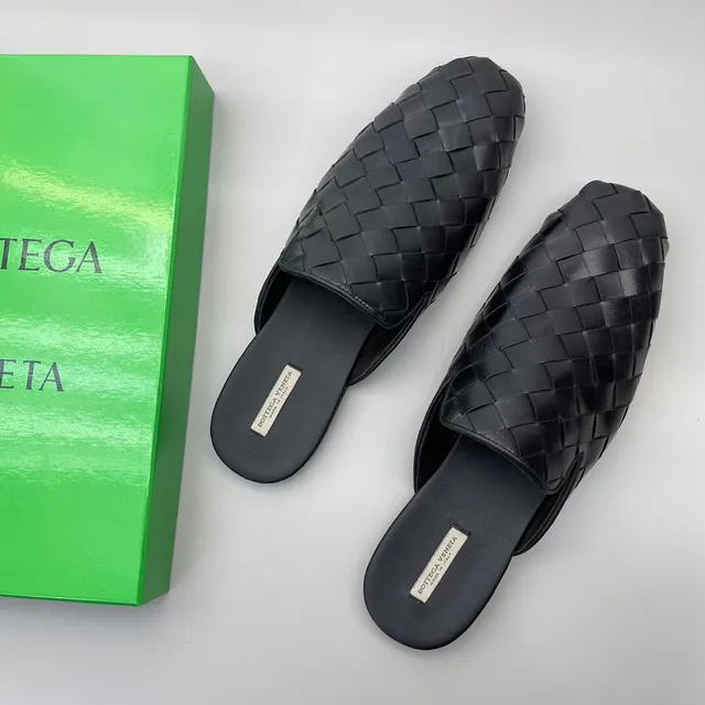 Bottega Veneta Andiamo Noir Intrecciato Cuir tressé Mocassins 8