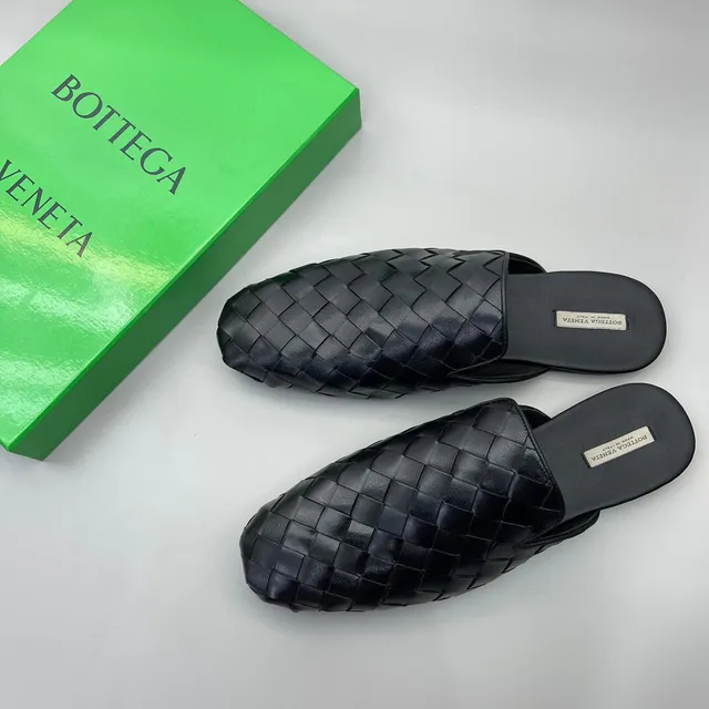 Bottega Veneta Andiamo Noir Intrecciato Cuir tressé Mocassins 9