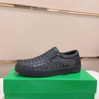 Bottega Veneta Andiamo 黑色 Intrecciato 编织 乐福鞋