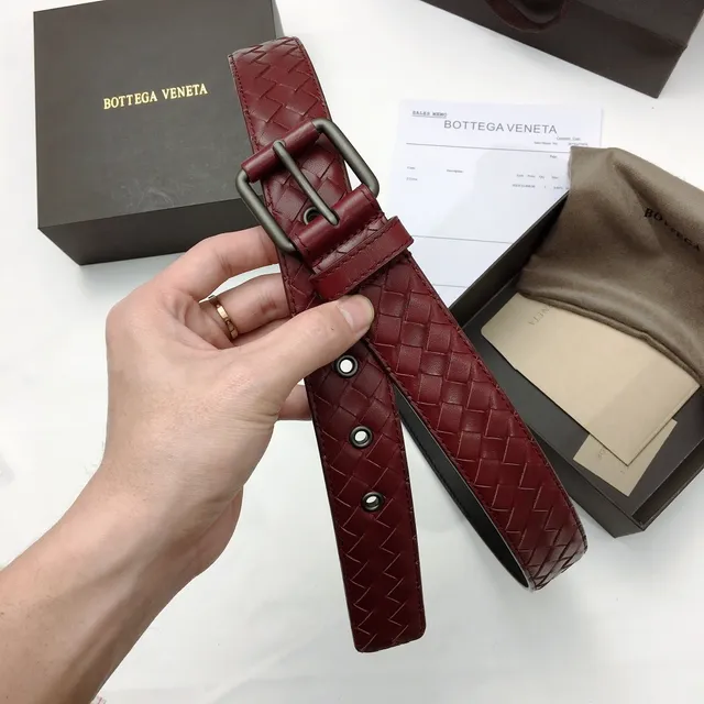 Bottega Veneta Intrecciato Ceinture en cuir tissé 6