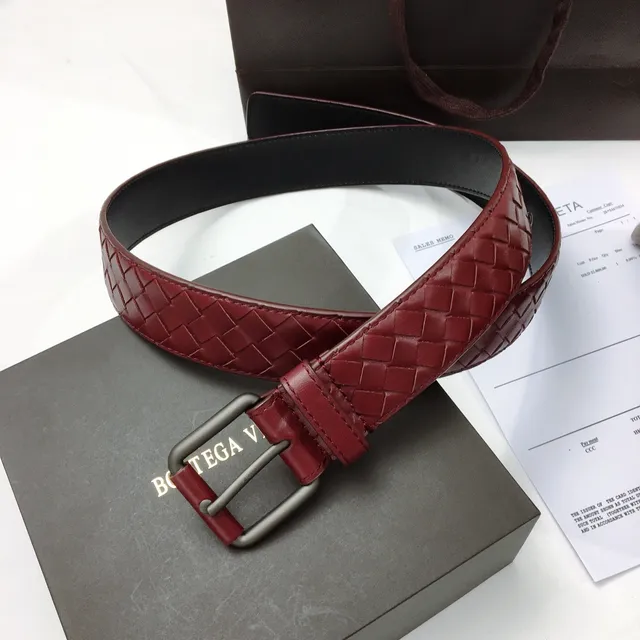 Bottega Veneta Intrecciato Ceinture en cuir tissé 9