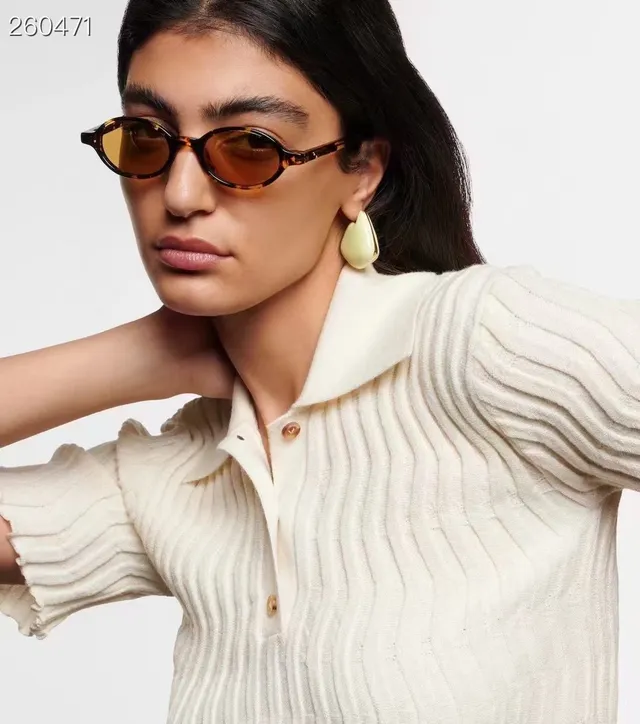 Bottega Veneta Panthos Solid Black Sunglasses 6