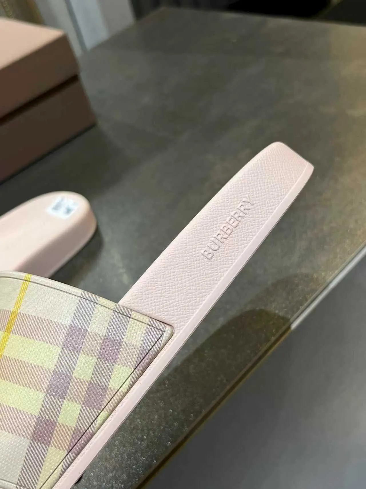 Burberry Check-Strap Slide Slippers 3
