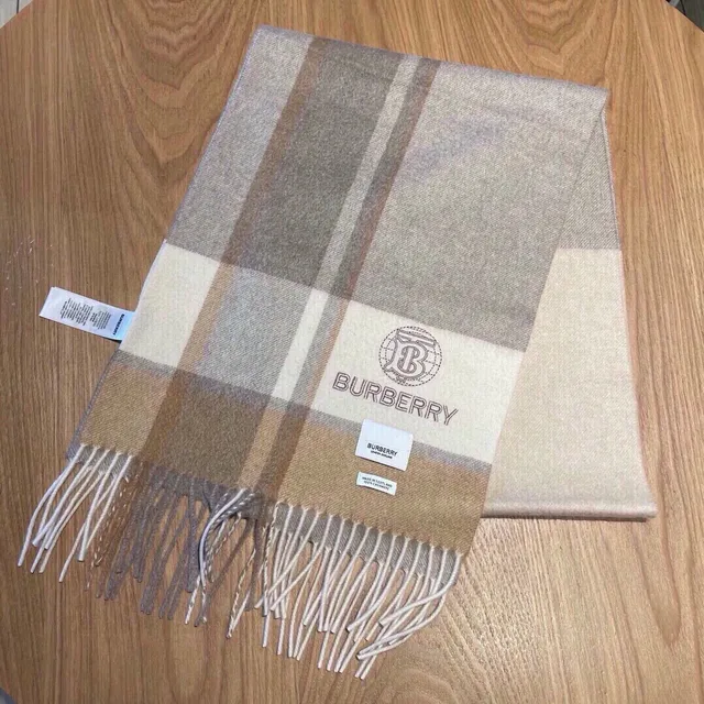 Burberry Classic Check Cashmere Scarf 5