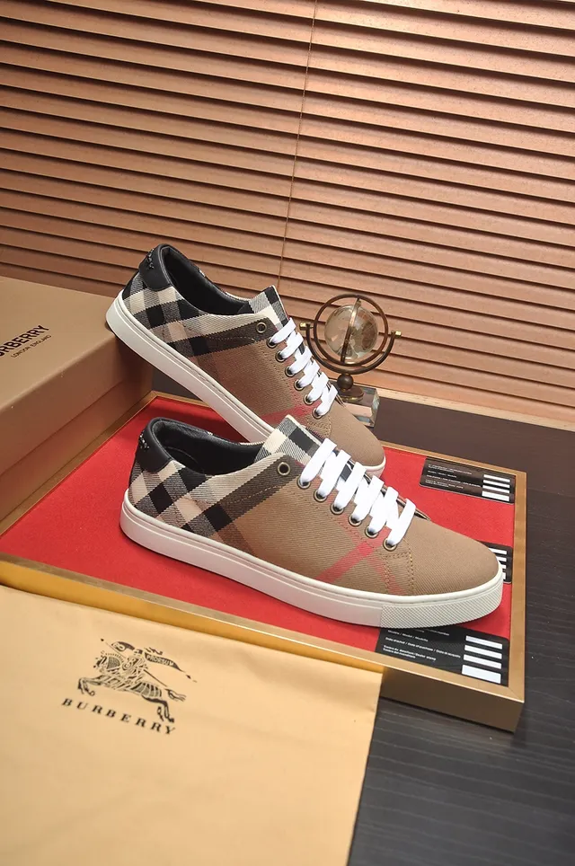 Burberry Knight Beige Check Canvas Lifestyle Baskets 4