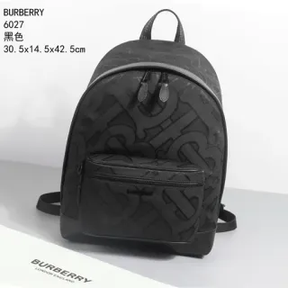 Burberry Knight Black Tonal Monogram Casual Backpack