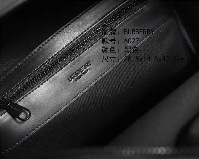 Burberry Knight Black Tonal Monogram Casual Backpack 3