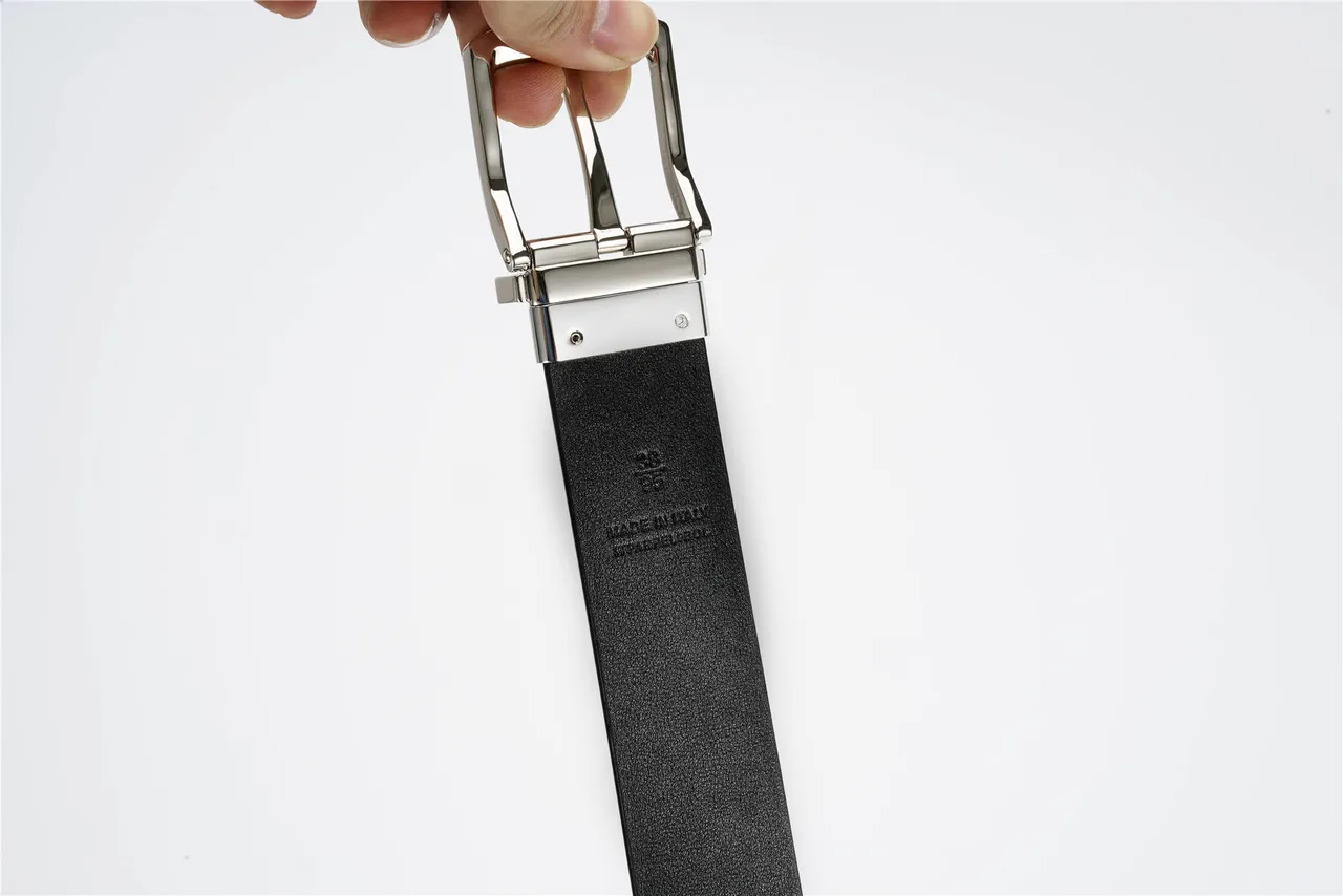 Burberry Reversible Check Canvas Belt 7