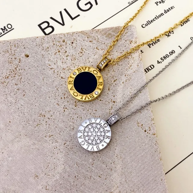Bvlgari B.zero1 Circular Pavé Diamond Necklace 2
