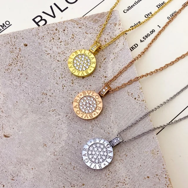 Bvlgari B.zero1 Circular Pavé Diamond Necklace 3