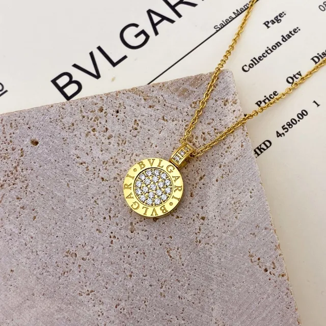Bvlgari B.zero1 Circular Pavé Diamond Necklace 4