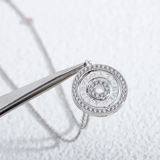 Bvlgari B.zero1 Collier circulaire Pavé diamants 6