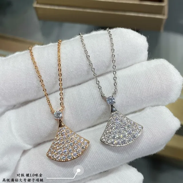 Bvlgari Divas’ Dream collier en forme d'éventail Pavé de diamants 2