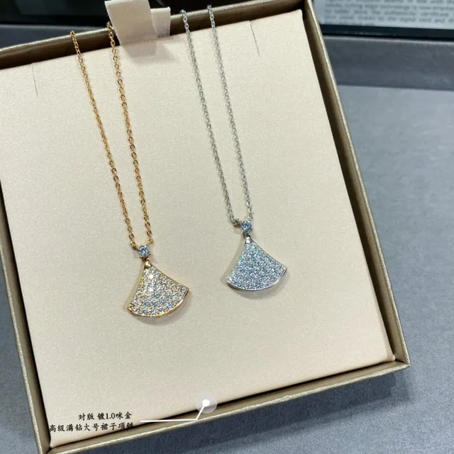 Bvlgari Divas’ Dream collier en forme d'éventail Pavé de diamants 4