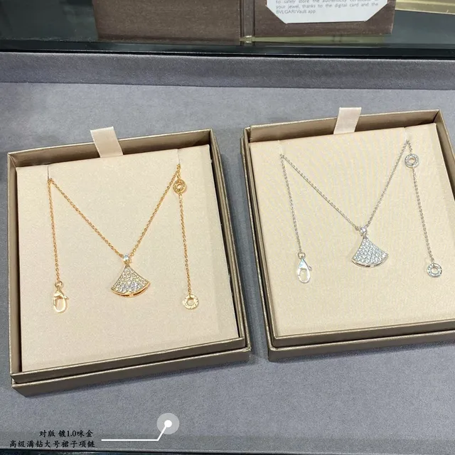 Bvlgari Divas’ Dream collier en forme d'éventail Pavé de diamants 6
