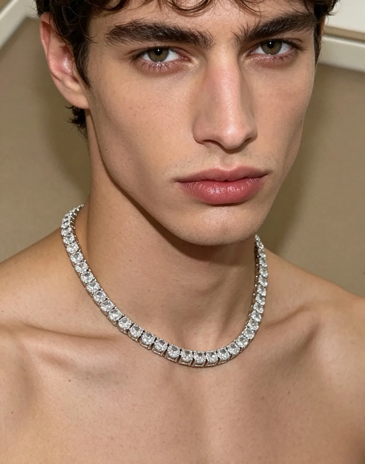 Bvlgari Double-Row Pave Diamond Necklace 9