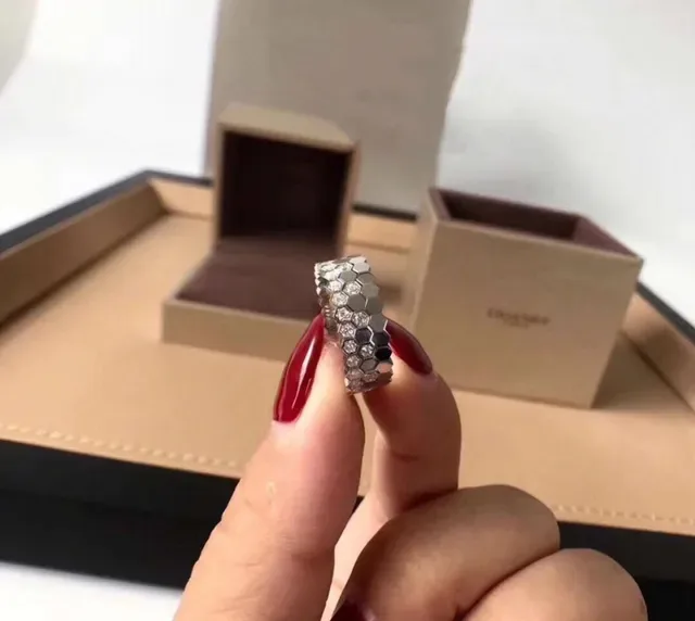 Cartier Juste un Clou Hexagonal Pavé Stackable Rings 3