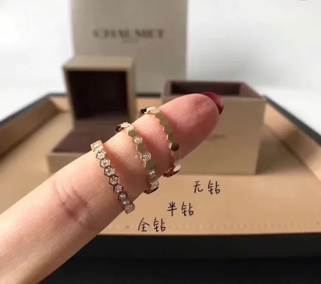Cartier Juste un Clou Hexagonal Pavé Stackable Rings 4