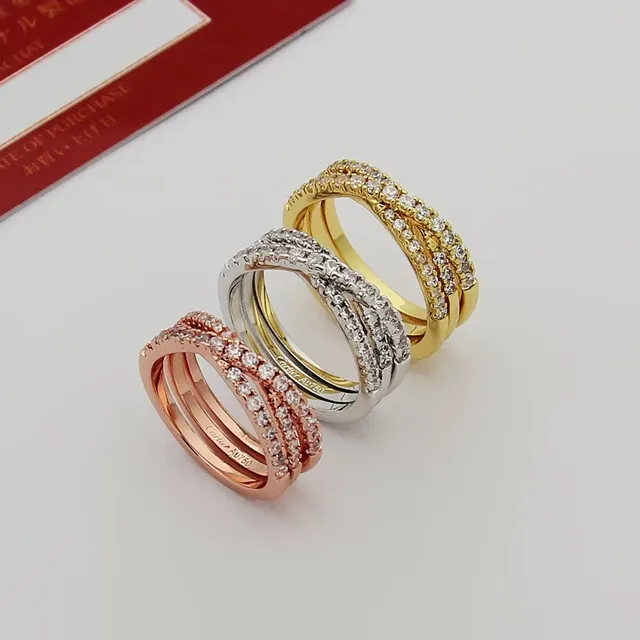 Bague Cartier Juste un Clou Multi-Band Pavé diamant 7