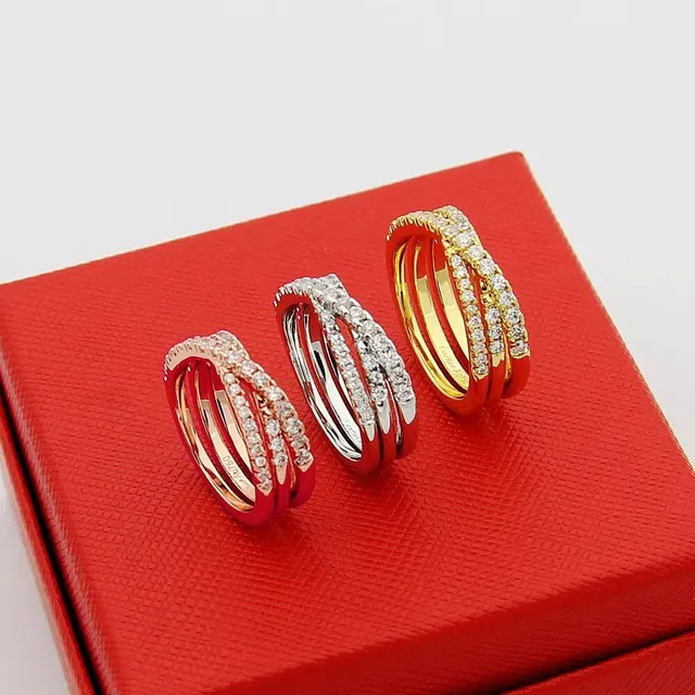 Bague Cartier Juste un Clou Multi-Band Pavé diamant 8