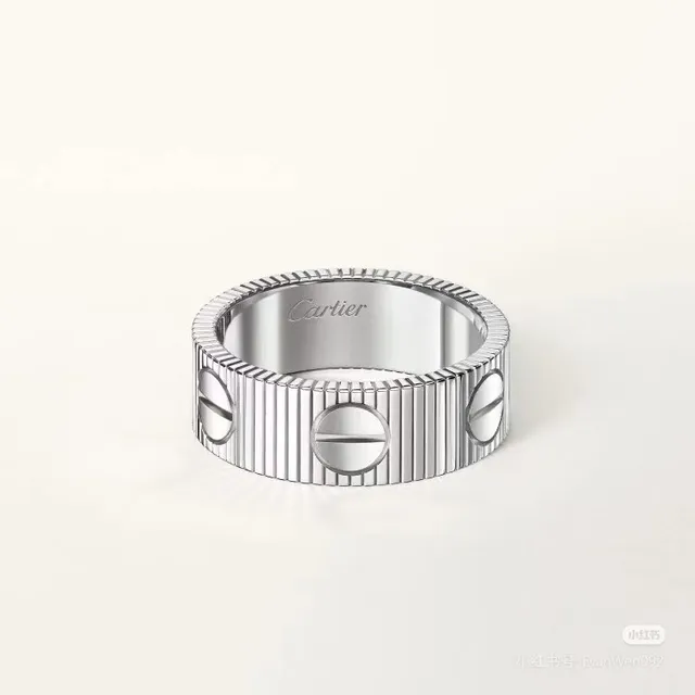 Cartier Love Ring Anéis de Ouro Rosa, Amarelo e Branco 5