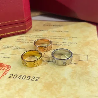 Cartier Love Ring Yellow Gold Rose Gold White Gold Rings