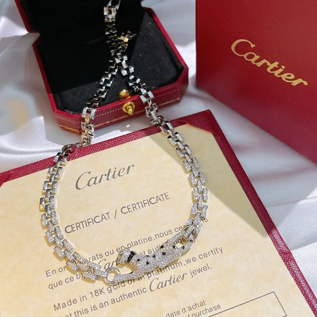 Bracelet Cartier Panthère Diamants et Onyx 7