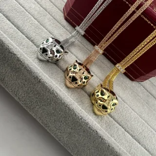 Cartier Panthère पैंथर हेड पेंडेंट नेकल