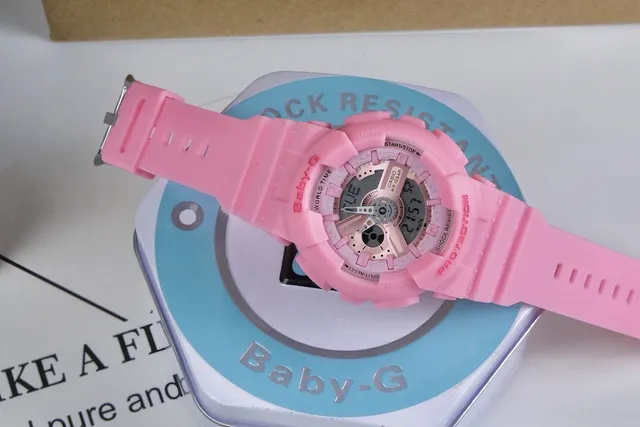 Casio Baby-G Montre sport rose analogique-digital 3