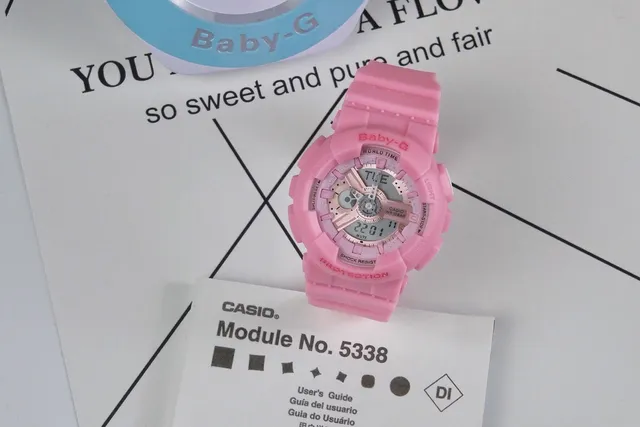 Casio Baby-G Montre sport rose analogique-digital 5