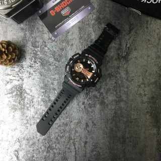 Casio G-Shock GA-100 Negro y Oro Rosa Reloj Deportivo