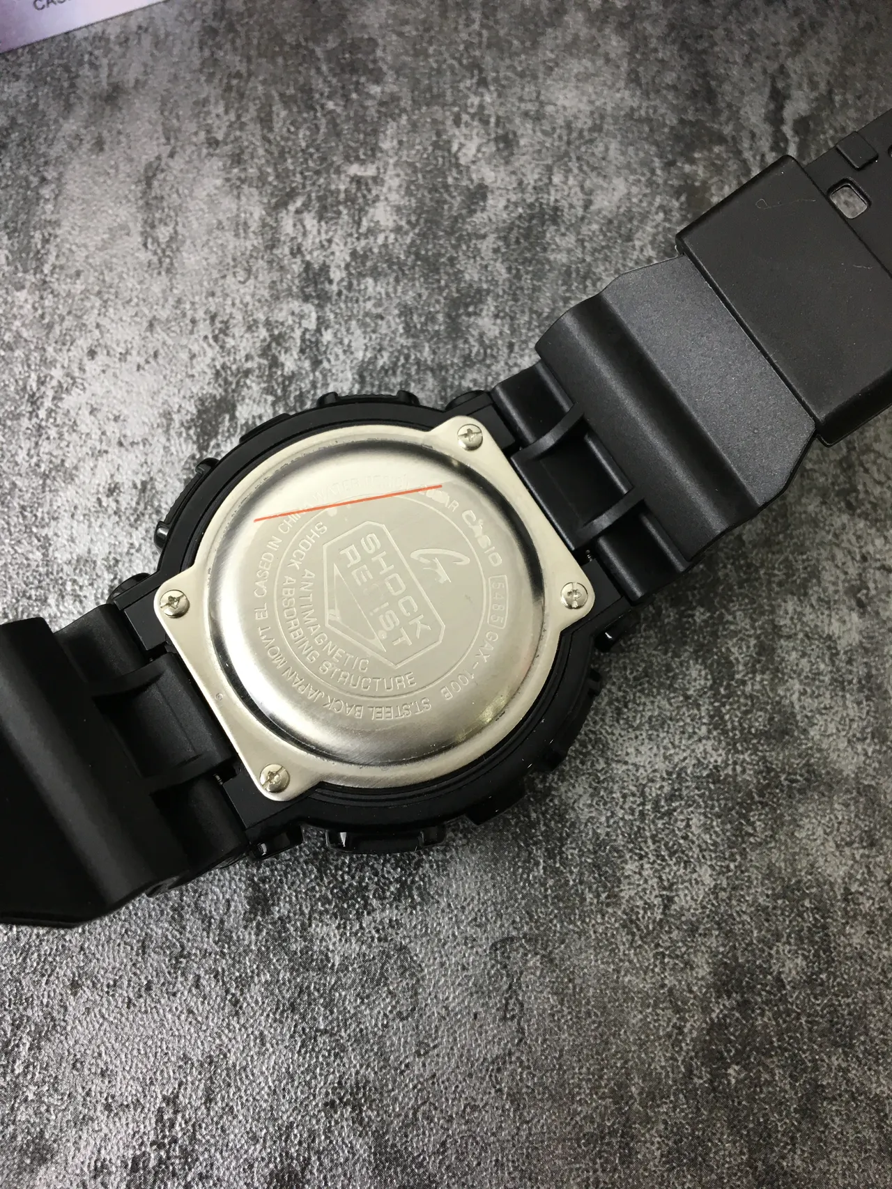 Casio G-Shock GA-100 Preto e Amarelo Relógio Analógico-Digital Esportivo 4