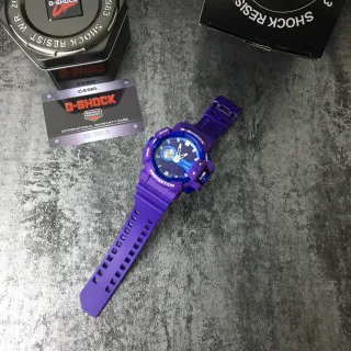 Casio G-Shock GA-100 Purple Rugged Sports Watch