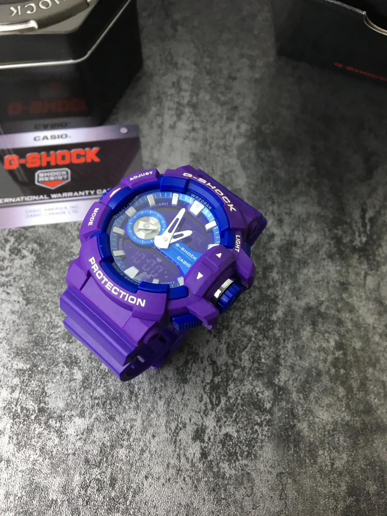 Casio G-Shock GA-100 Purple Rugged Sports Watch 2