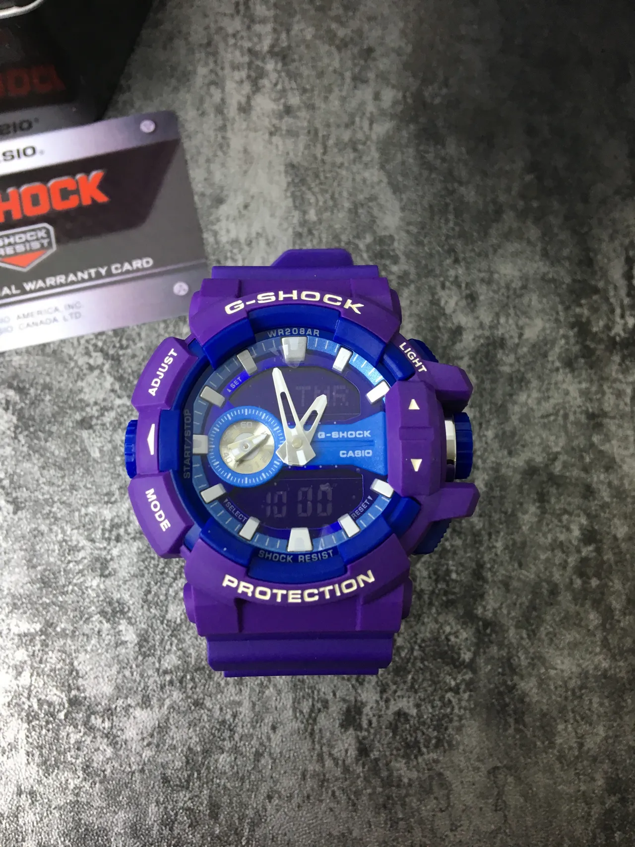 Casio G-Shock GA-100 Purple Rugged Sports Watch 3