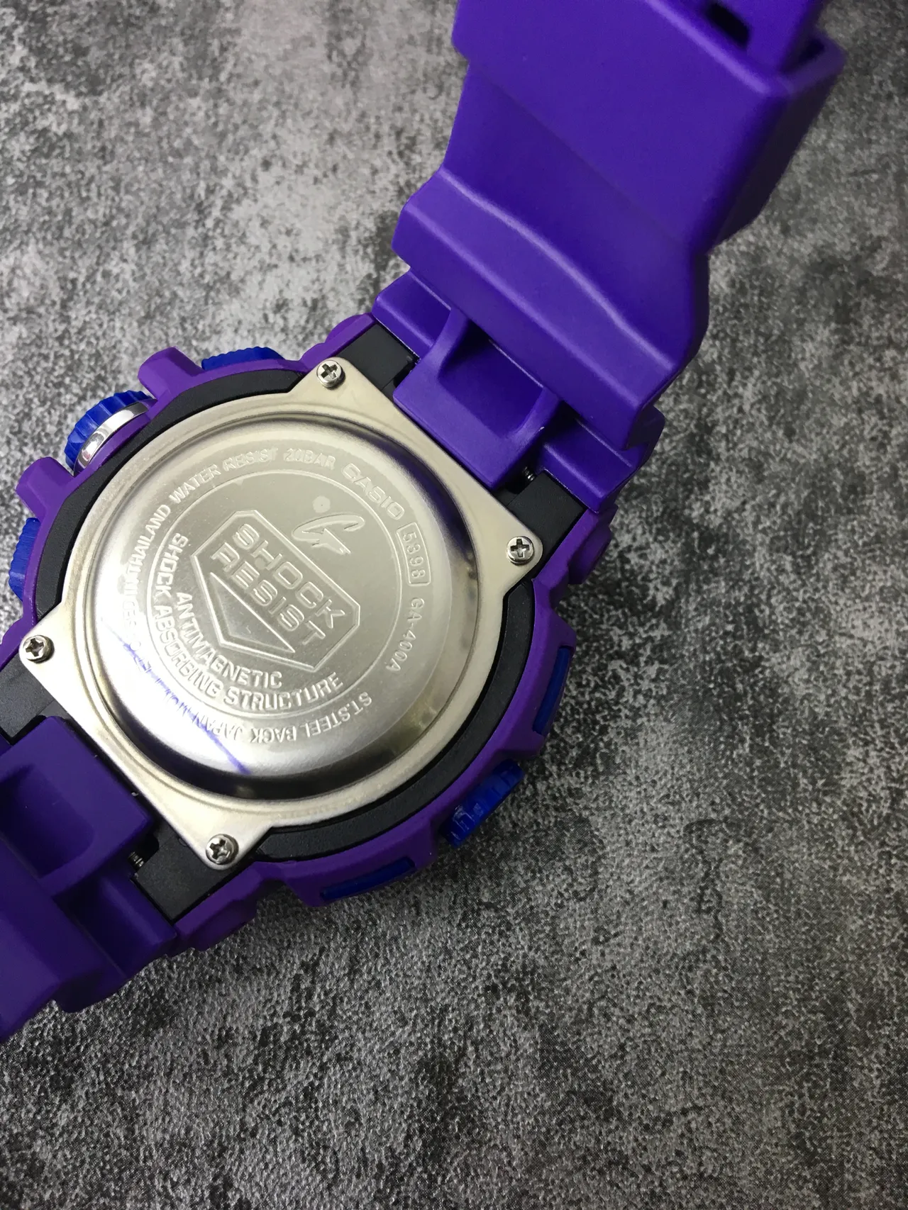 Casio G-Shock GA-100 Purple Rugged Sports Watch 5