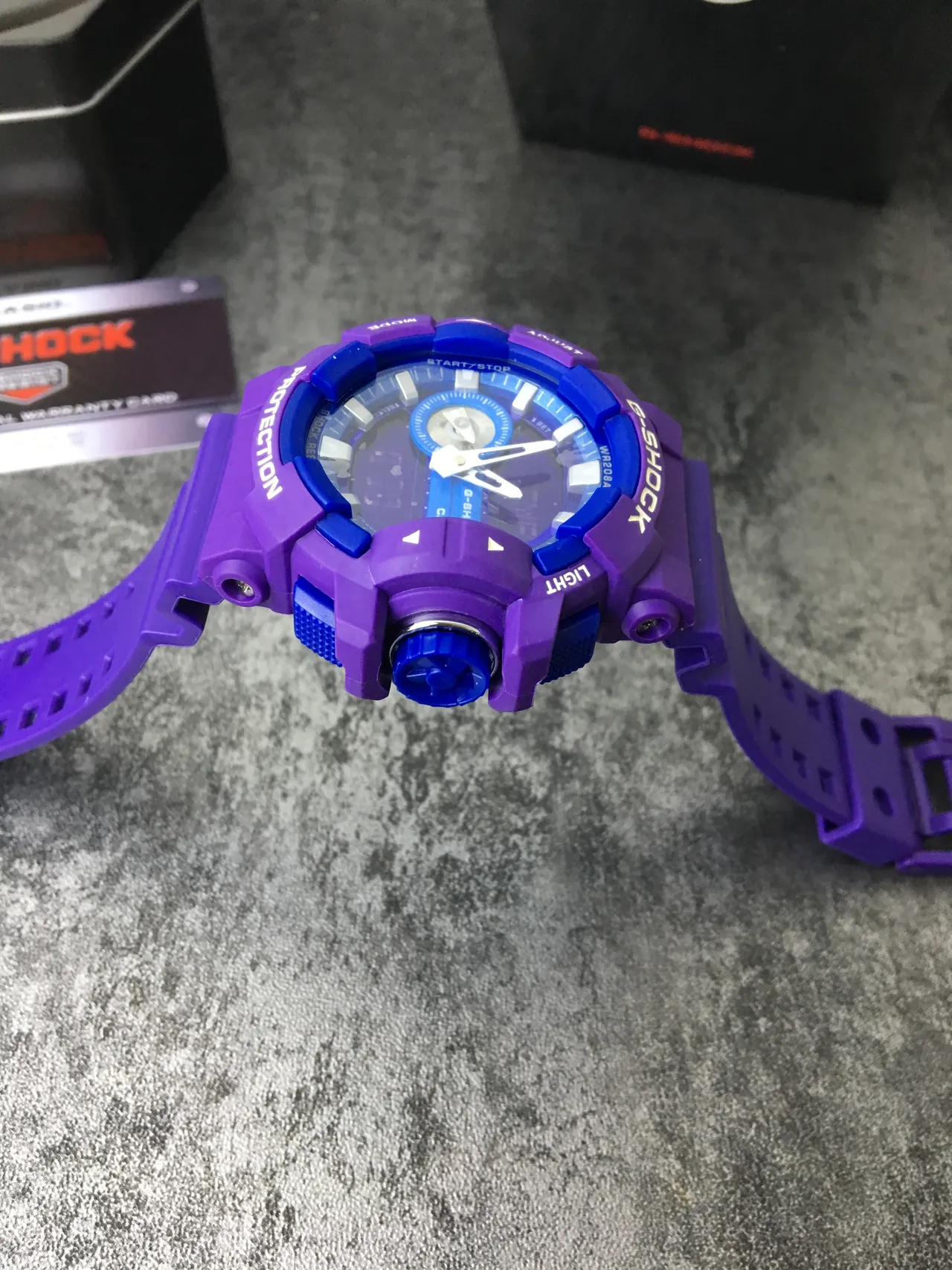 Casio G-Shock GA-100 Purple Rugged Sports Watch 6